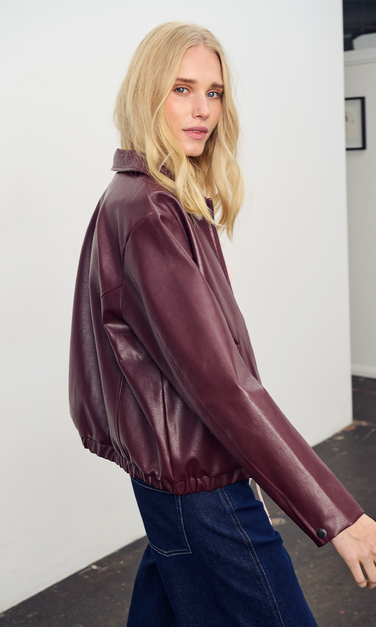 girl in short jacket