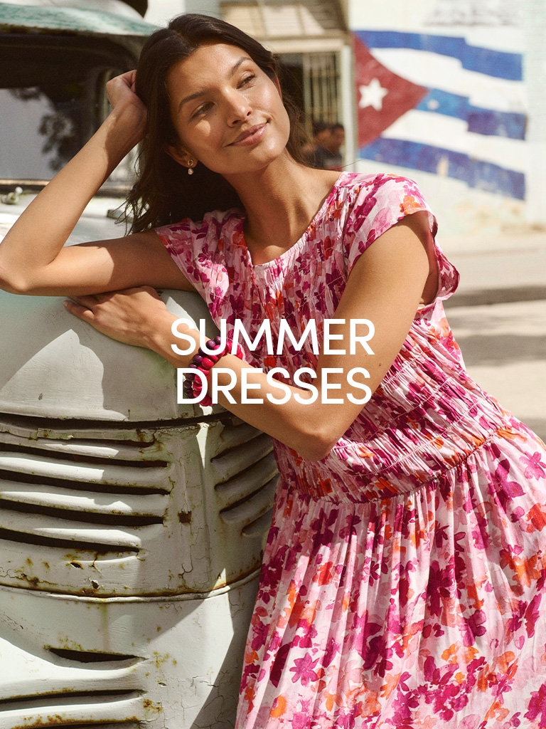 Girl in summer dress