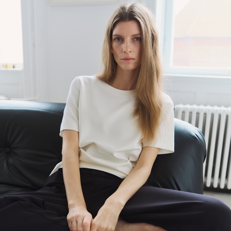 white shirt