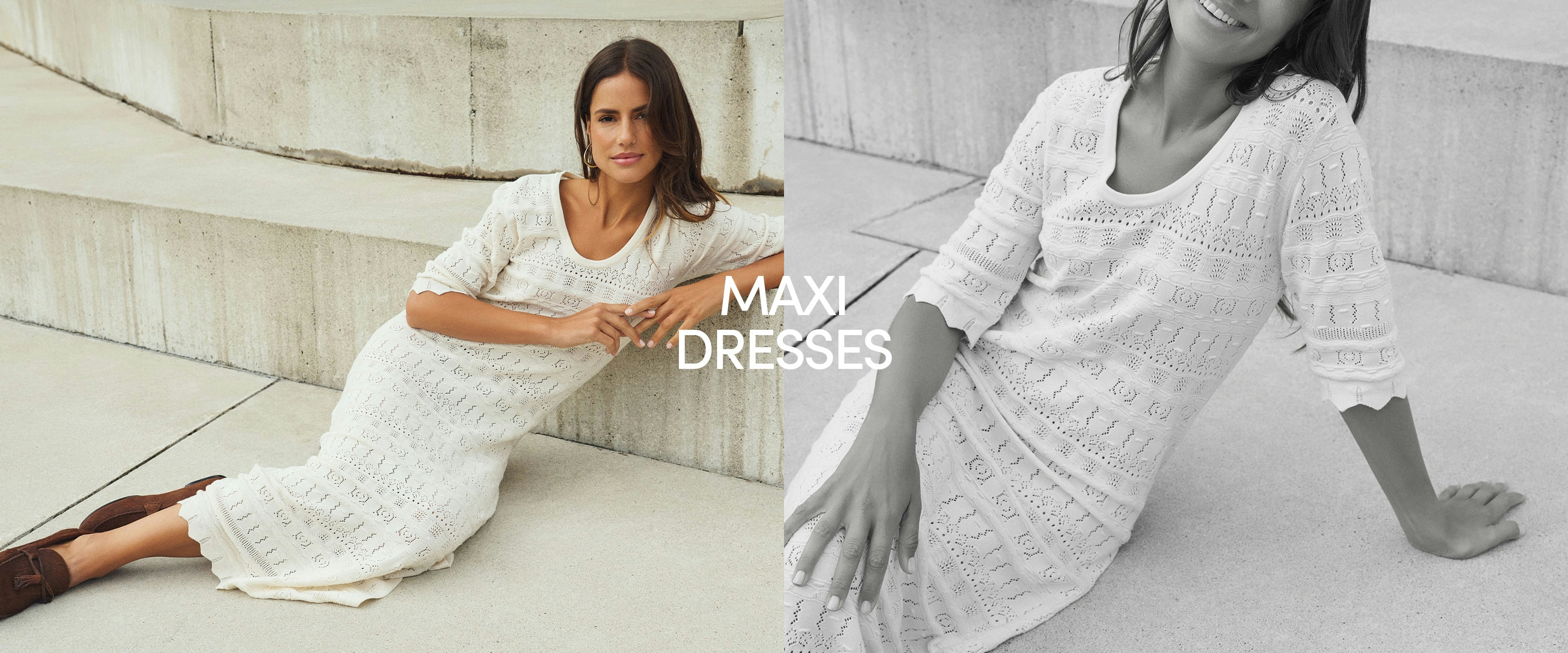 Girl in maxi dress